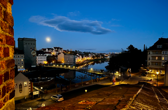 Görlitzer Altstadt bei Nacht