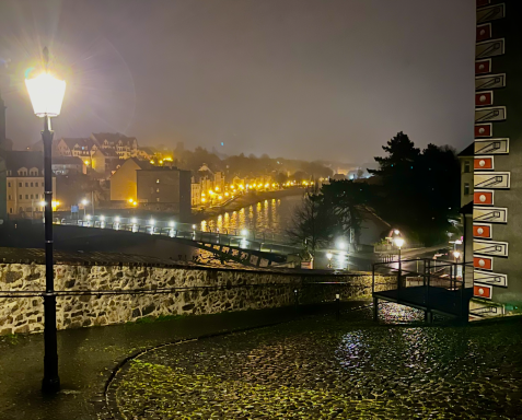 Görlitzer Altstadt bei Nacht